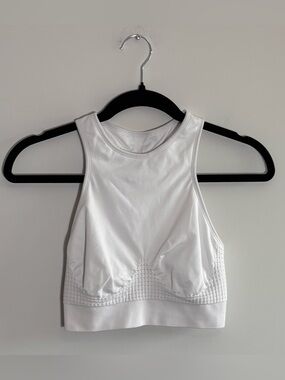 Sweaty Betty Stamina Seamless Sports Bra White Size Medium Low to Medium Impact